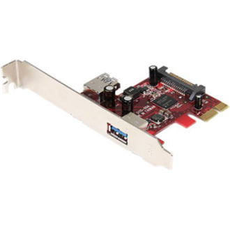 StarTech 2 port PCI Express SuperSpeed USB 3.0 Card with UASP Support, 5Gbps, 1 Internal 1 External, TAA