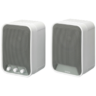 Epson ELPSP02 2.0 Speaker System - 30 W RMS - White - 80 Hz to 20 kHz