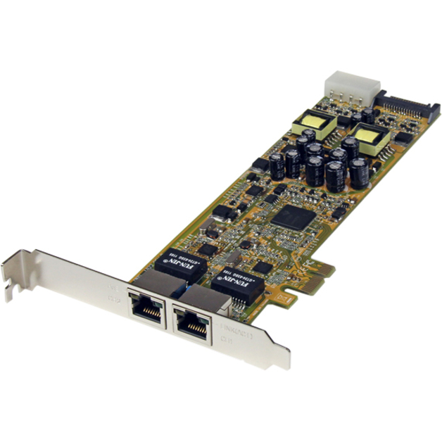 StarTech Dual Port PCI Express Gigabit Ethernet PCIe Network Card Adapter, PoE/PSE, TAA