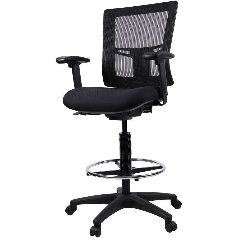 lorell breathable mesh drafting stool