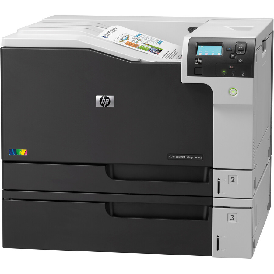 HP LaserJet M750 M750DN Desktop Laser Printer - Color