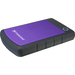 Transcend StoreJet 25H3P 2 TB Portable Hard Drive - 2.5" External - SATA - Purple - USB 3.0 - 5400rpm - 3 Year Warranty - 1 Pack