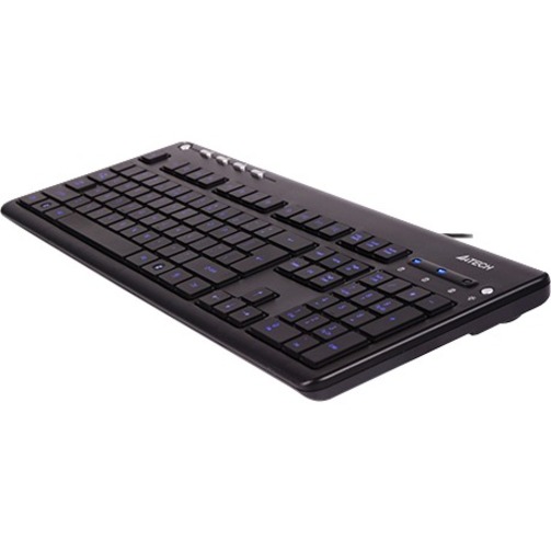 A4-TECH BLUE LED BACKLIT MULTIMEDIA KEYBOARD