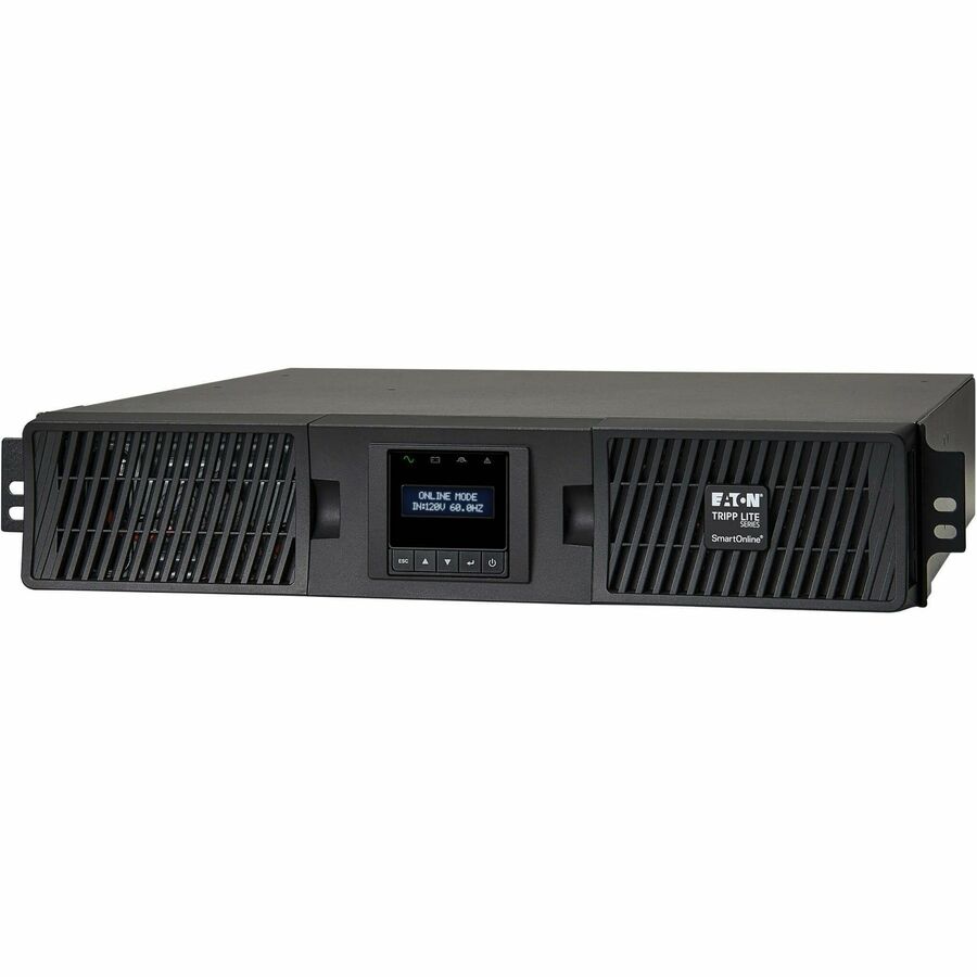 Tripp Lite by Eaton series SmartOnline 3000VA 2700W 120V Double-Conversion UPS - 7 Outlets, Extended Run, Network Card Option, LCD, USB, DB9, 2U Rack/Tower Battery Backup