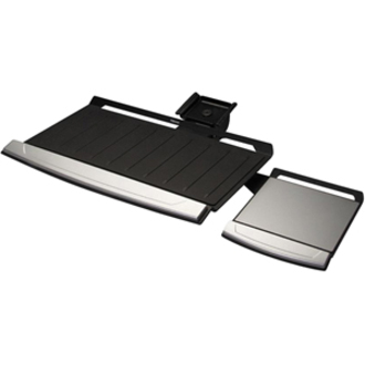 Office Suites™ Keyboard Tray - 2" Height x 30.2" Width x 13.9" Depth - Black - Steel - 1