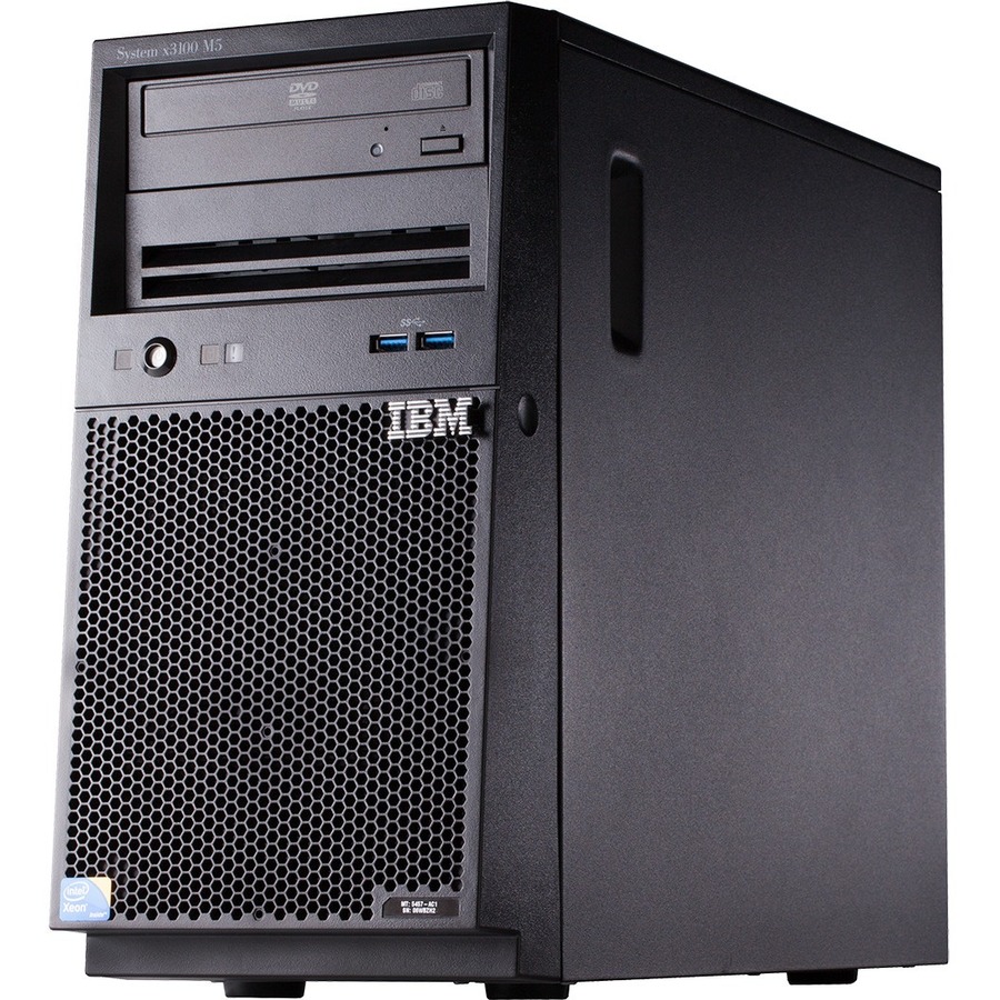 Lenovo System x x3100 M5 5457EJU 5U Tower Server - 1 x Intel Xeon E3-1271 v3 3.60 GHz - 8 GB RAM - Serial ATA, Serial Attached SCSI (SAS) Controller