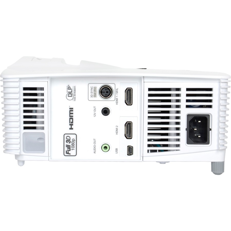 Optoma EH200ST Full 3D 1080p 3000 Lumen DLP Short Throw Projector with 20,000:1 Contrast Ratio and MHL Enabled