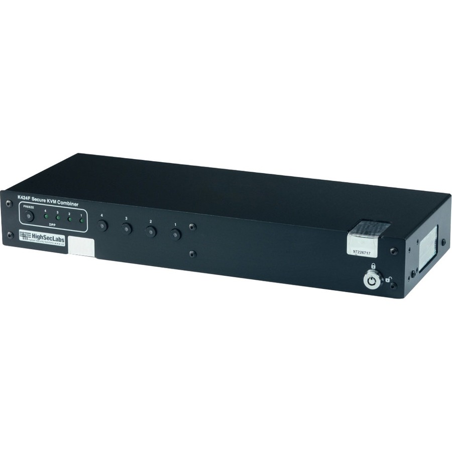 Kramer K424F HighSecLabs Secure 4-Port, Dual-Display, DVI-D KVM Combiner