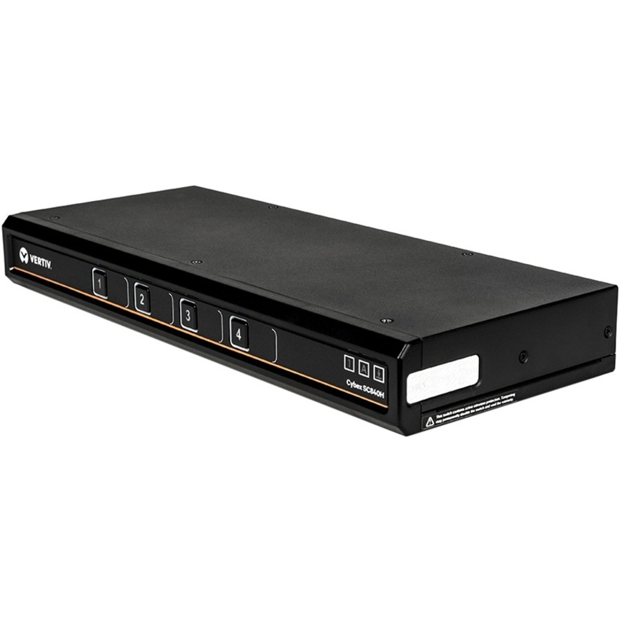 Cybex SC840H Secure KVM Switch - 4-Port, Single Display, HDMI in, HDMI out, Secure KVM