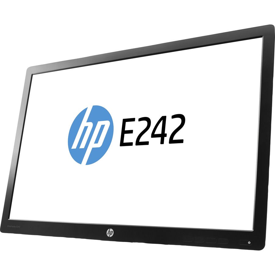 HP Business E242 WUXGA LCD Monitor - 16:10 - Black