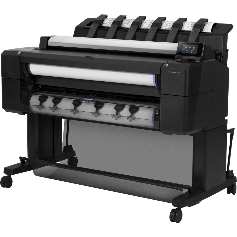 HP Designjet T2530 Inkjet Large Format Printer - Includes Printer, Copier, Scanner - 36" Print Width - Color