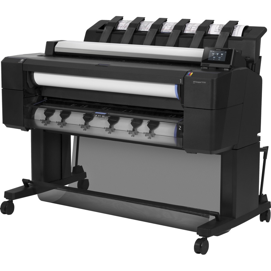 HP Designjet T2530 PostScript Inkjet Large Format Printer - Includes Printer, Copier, Scanner - 36" Print Width - Color