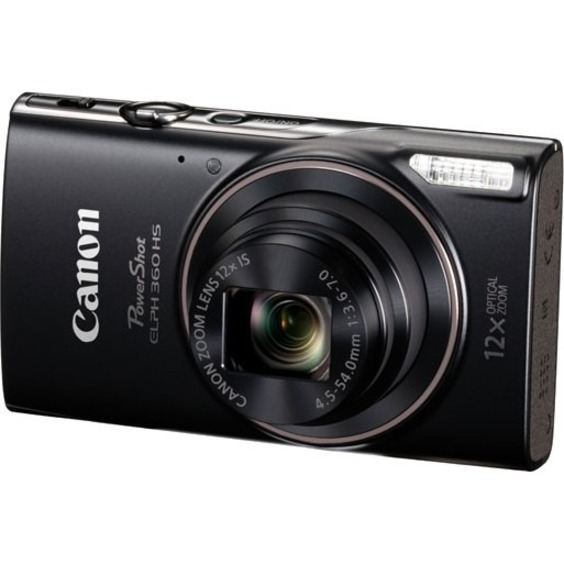 Canon PowerShot ELPH 360 HS 1081C001 CMOS Digital Camera - Black