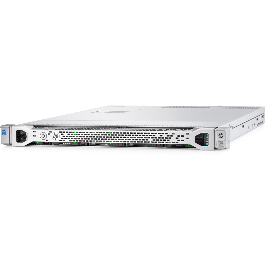 HPE ProLiant DL360 G9 1U Rack Server - 1 x Intel Xeon E5-2620 v4 2.10 GHz - 16 GB RAM - 12Gb/s SAS, Serial ATA/600 Controller