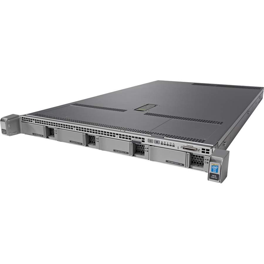Cisco C220 M4 1U Rack Server - 2 Xeon E5-2630 v4 2.20 GHz - 64 GB RAM - Serial ATA/600 Controller