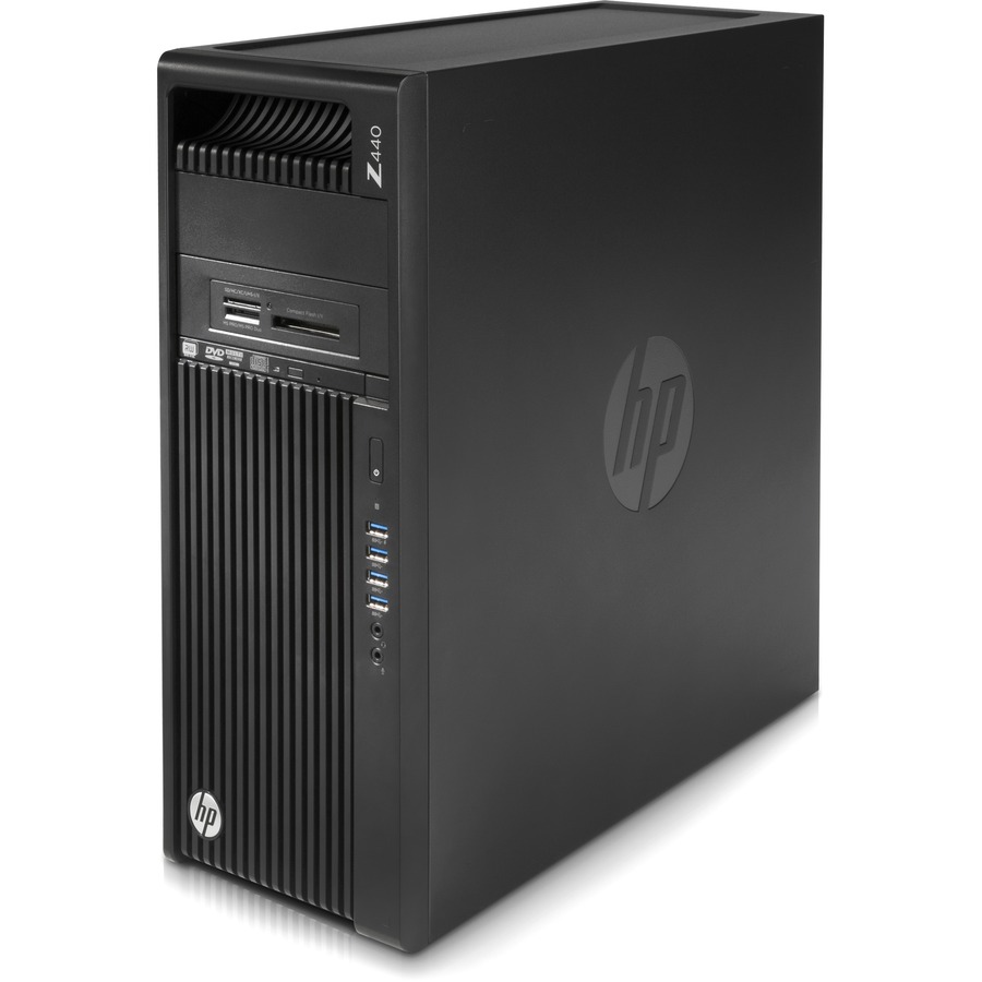 HP Z440 Workstation - 1 x Intel Xeon Quad-core (4 Core) E5-1620 v4 3.50 GHz - 8 GB DDR4 SDRAM RAM - 256 GB SSD - Mini-tower - Jack Black