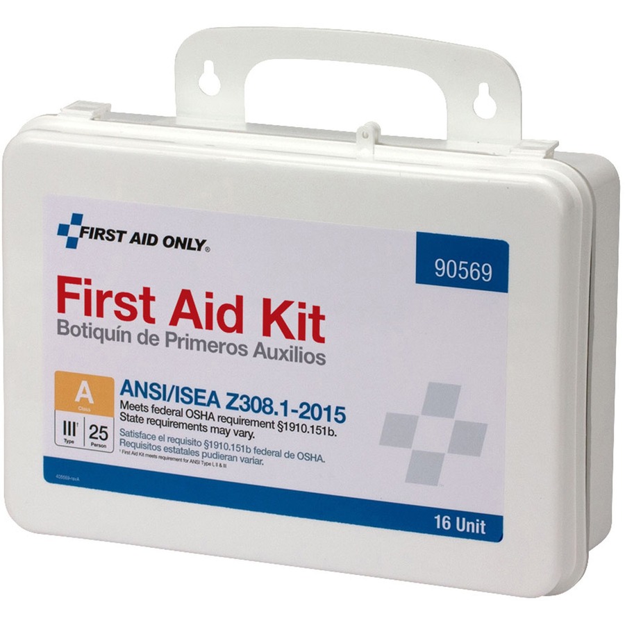 Picture of First Aid Only 25-Person Unitized Plastic First Aid Kit - ANSI Compliant
