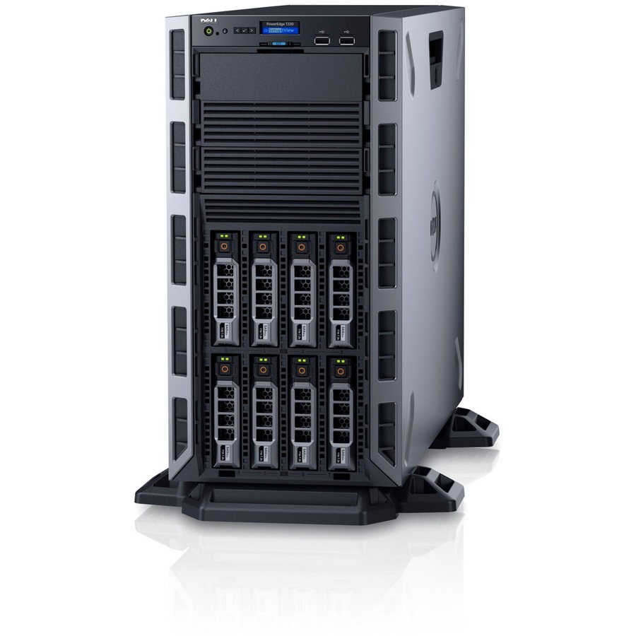 Dell PowerEdge T330 5U Tower Server - 1 x Intel Xeon - 8 GB RAM - 1 TB HDD - (1 x 1TB) HDD Configuration - Serial ATA Controller