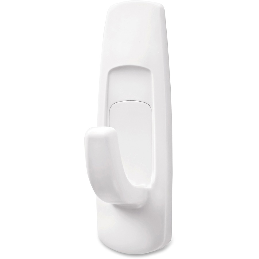 3M Command Plastic Hook, White, Jumbo