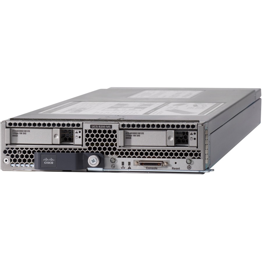 Cisco B200 M5 Blade Server - 2 x Intel Xeon Silver 4108 1.80 GHz - 96 GB RAM - Serial ATA, 12Gb/s SAS Controller