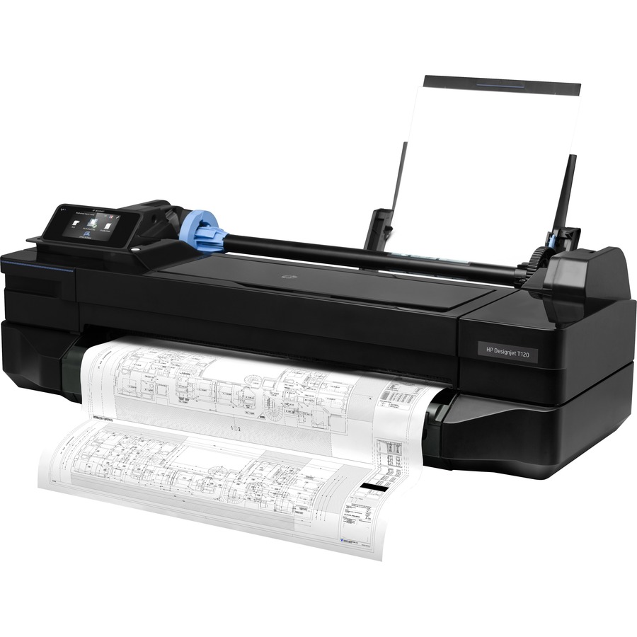 HP Designjet T120 Inkjet Large Format Printer - 24" Print Width - Color
