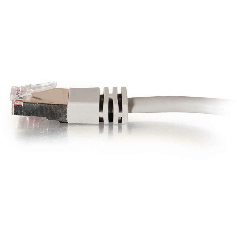 C2G 7ft Cat5e Molded Shielded (STP) Network Patch Cable - Gray - RJ-45 Male - RJ-45 Male - 7ft - Gray