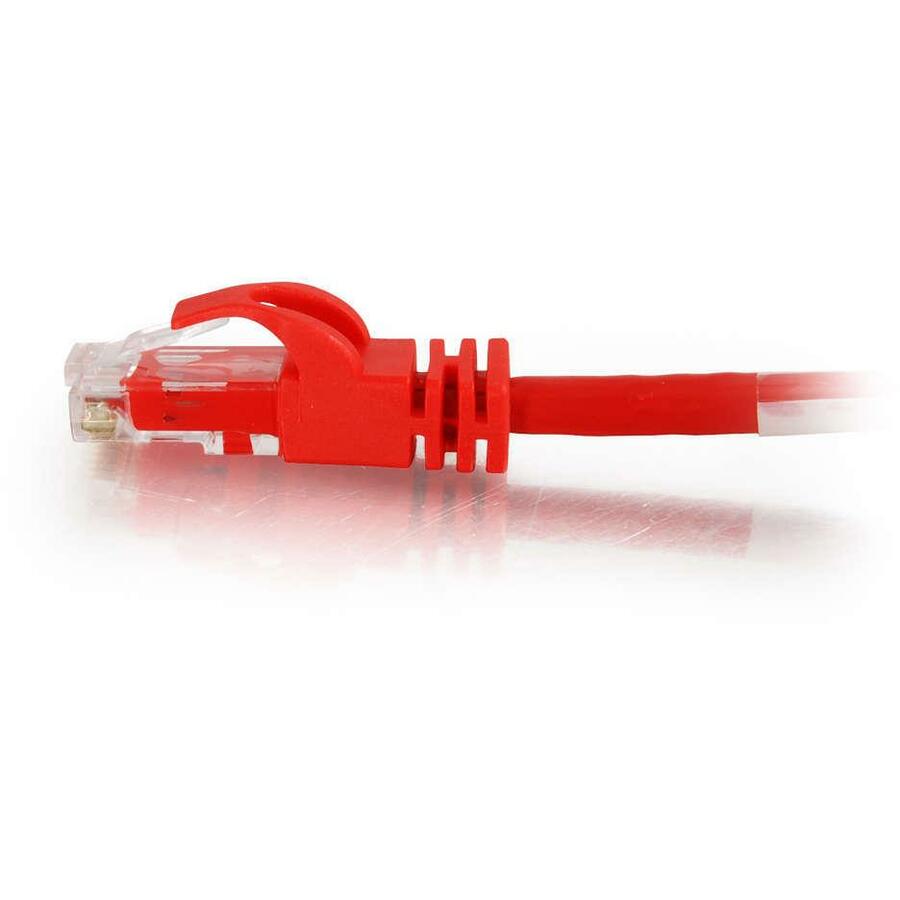 C2G-10ft Cat6 Snagless Crossover Unshielded (UTP) Network Patch Cable - Red