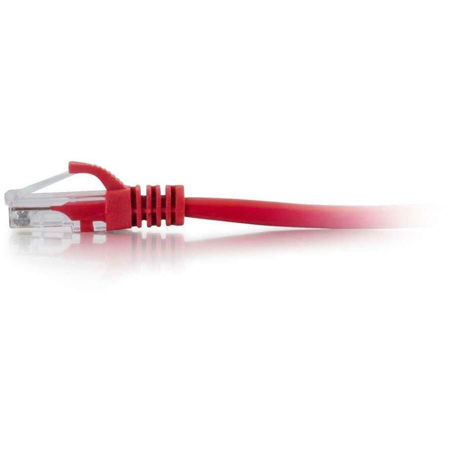 C2G-125ft Cat6 Snagless Unshielded (UTP) Network Patch Cable - Red