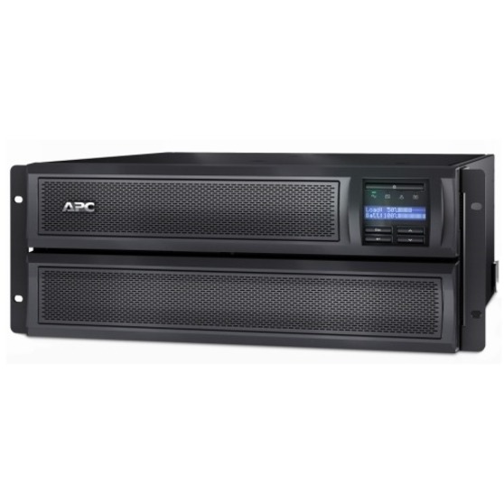 APC Smart-UPS X, Line Interactive,3kVA,Rack/tower convertible 4U,208V,2x L6-20R NEMA+4x C13 IEC+2x C19 IEC, SmartSlot,Extended runtime,Short depth [TAA]