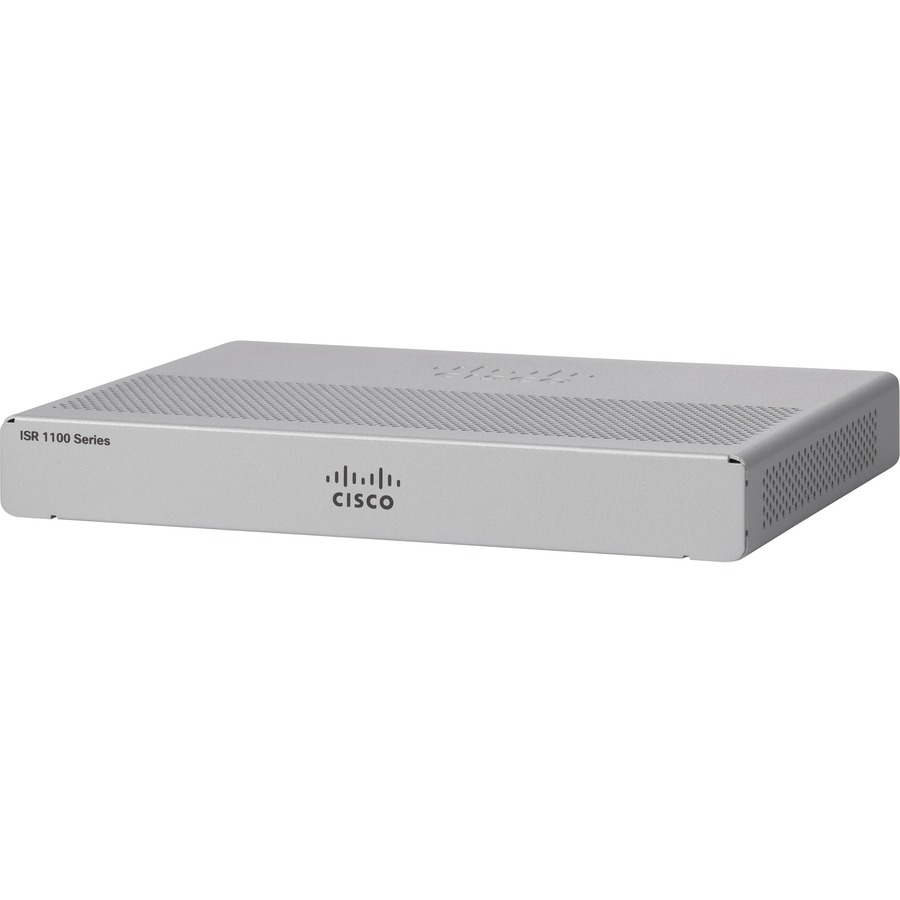 Cisco C1101-4P Router - 1 Ports - Gigabit Ethernet - Rack-mountable, Desktop - 1 Year