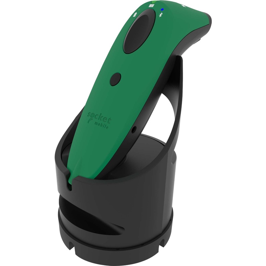 Socket Mobile SocketScan&reg; S700, Linear Barcode Scanner, Green & Black Charging Dock