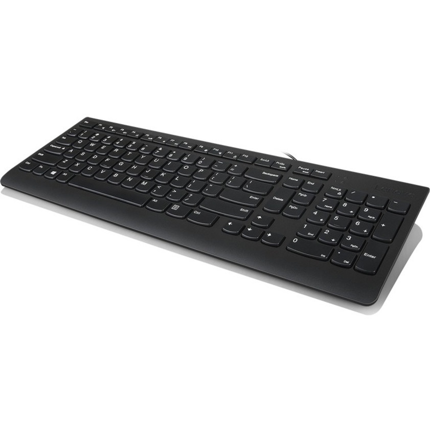 Lenovo 300 USB Keyboard - US English - Cable Connectivity - USB Interface - English (US)
