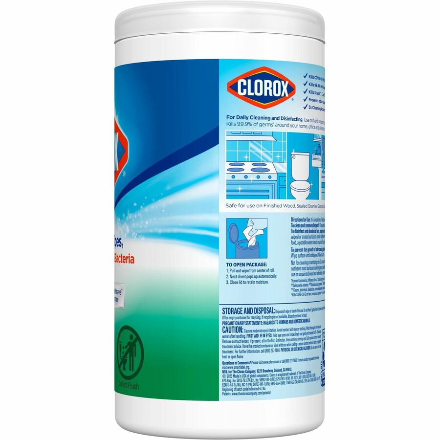 Picture of Clorox Disinfecting Wipes, Bleach-Free Cleaning Wipes