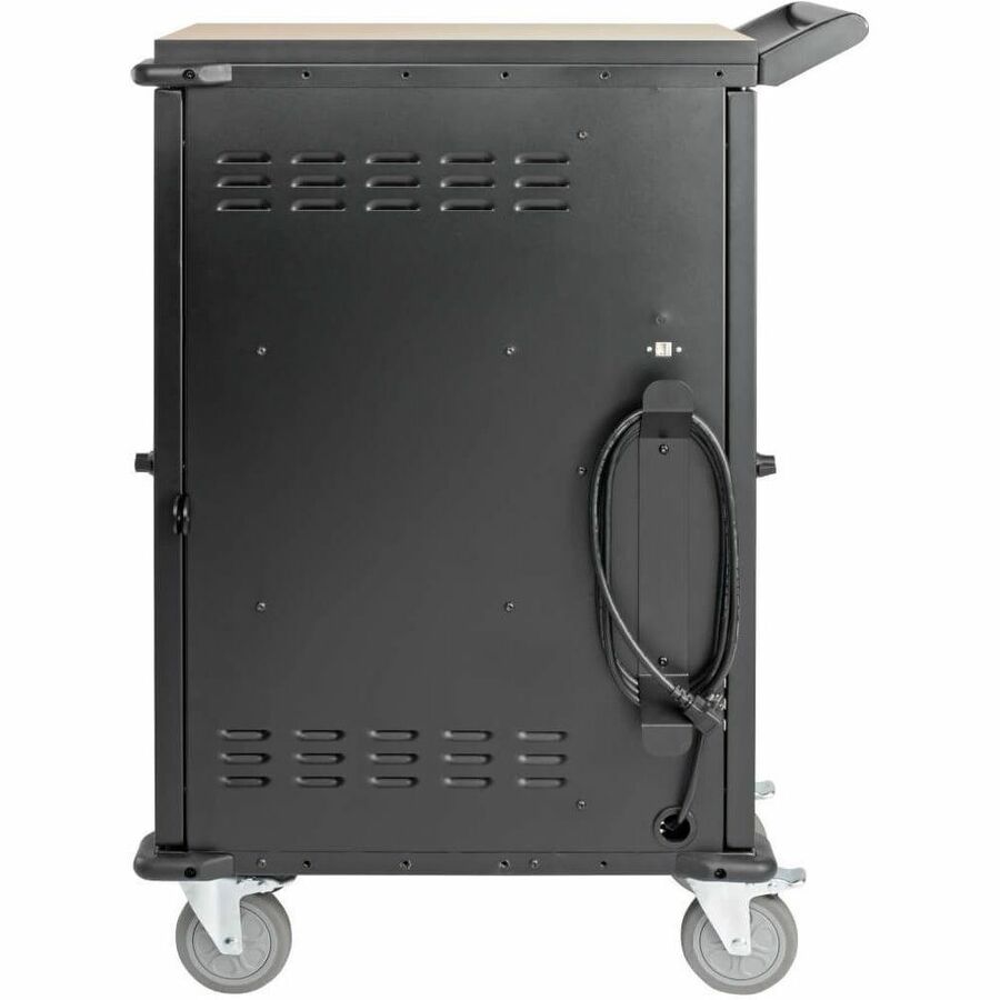 Eaton Tripp Lite Series 27-Device AC Charging Cart for Laptops and Chromebooks - 120V, NEMA 5-15P, 10 ft. (3.05 m) Cord, Black