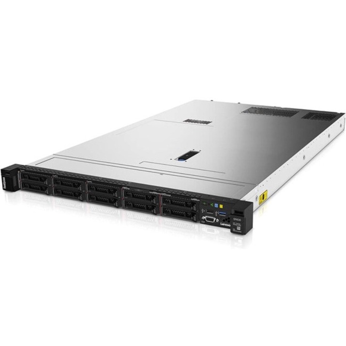 Lenovo ThinkSystem SR630 7X02A0CGNA 1U Rack Server - 1 x Intel Xeon Silver 4214 2.20 GHz - 16 GB RAM - Serial ATA/600 Controller