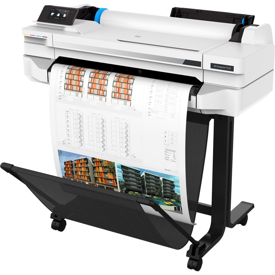 HP Designjet T500 T530 Inkjet Large Format Printer - 24" Print Width - Color
