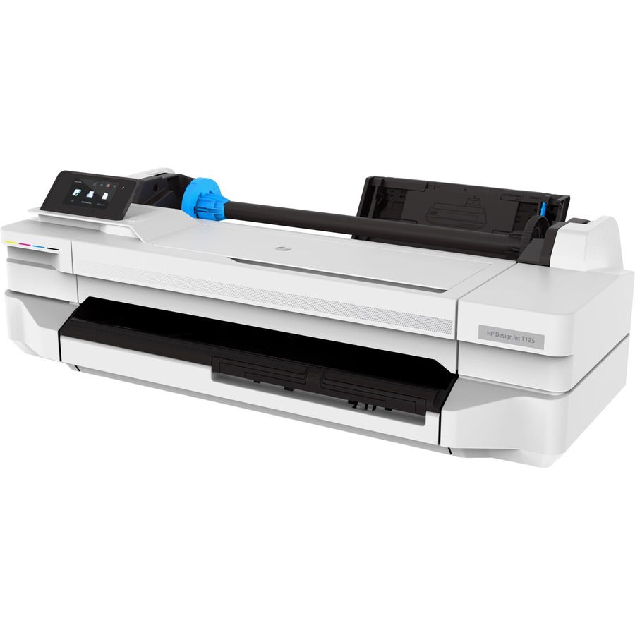 HP Designjet T100 T125 Inkjet Large Format Printer - 24" Print Width - Color