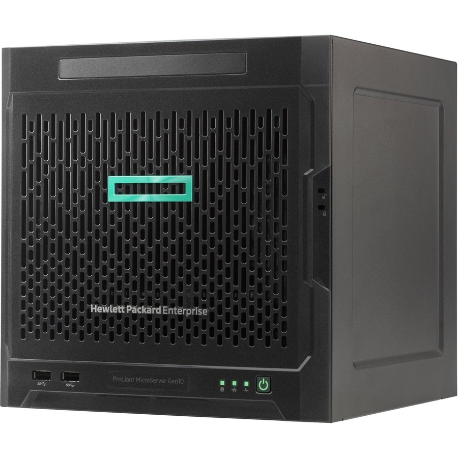 HPE ProLiant MicroServer Gen10 Ultra Micro Tower Server - 1 x AMD Opteron 1.80 GHz - 8 GB RAM - Serial ATA/600 Controller