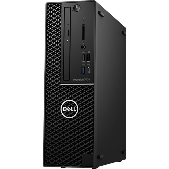 Dell Precision 3000 3431 Workstation - Intel Xeon Quad-core (4 Core) E-2224 3.40 GHz - 16 GB DDR4 SDRAM RAM - 256 GB SSD - Small Form Factor