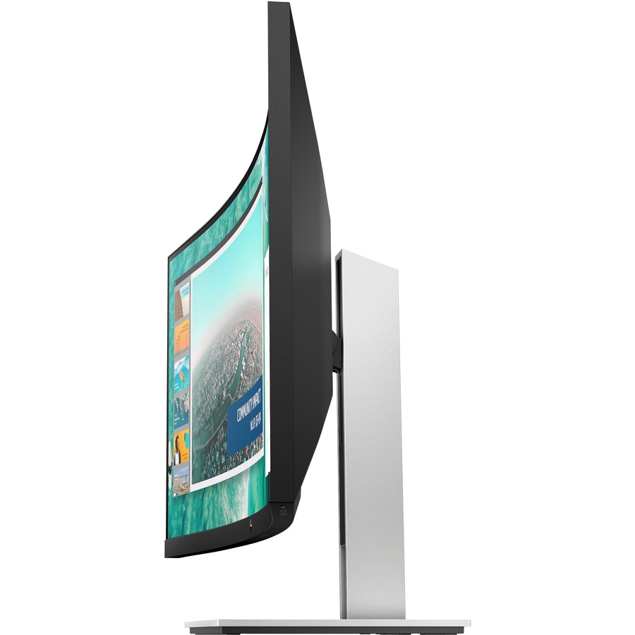 HP E344c 34" Class WQHD Curved Screen LCD Monitor - 21:9