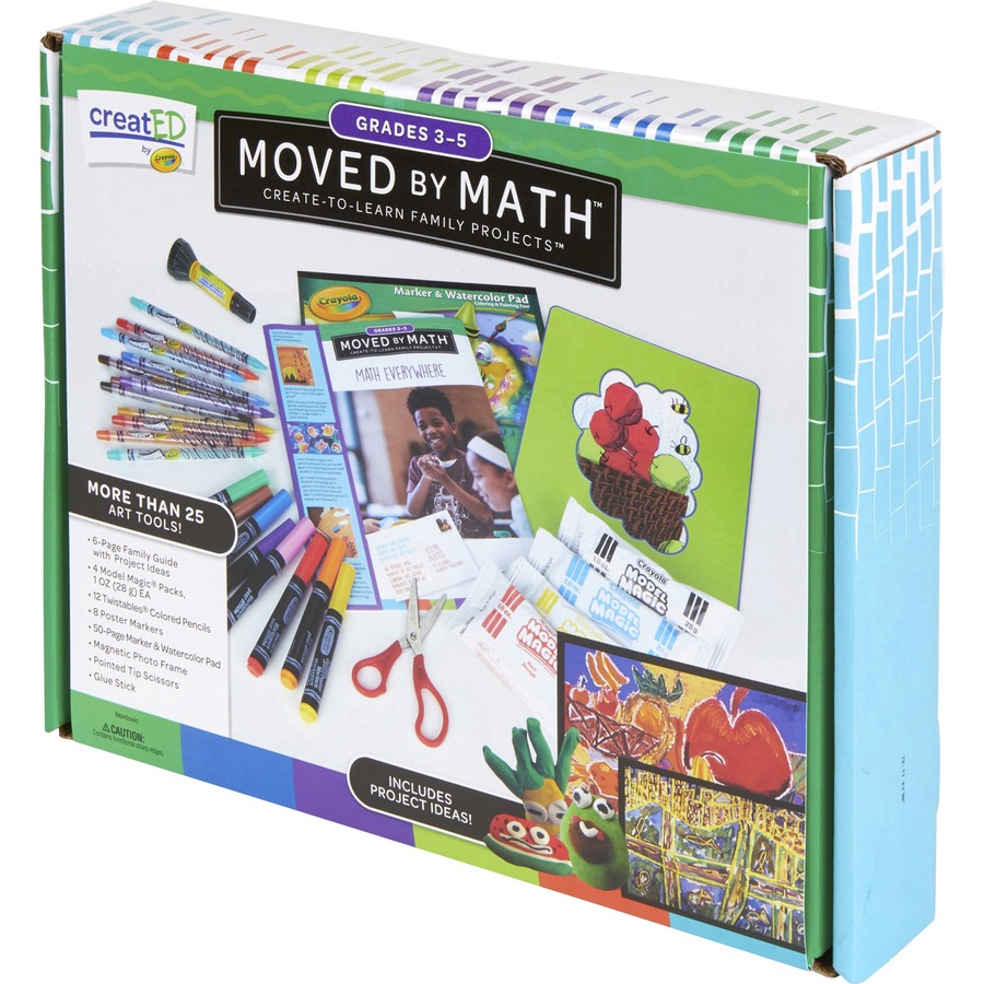 Crayola Moved By Math Family Projects Activity Kit - Theme/Subject: Fun,  Learning - Skill Learning: Mathematics, Creativity, Communication, Critical  Thinking, Planning, Collaboration, Curiosity - 1 / Kit - Filo CleanTech