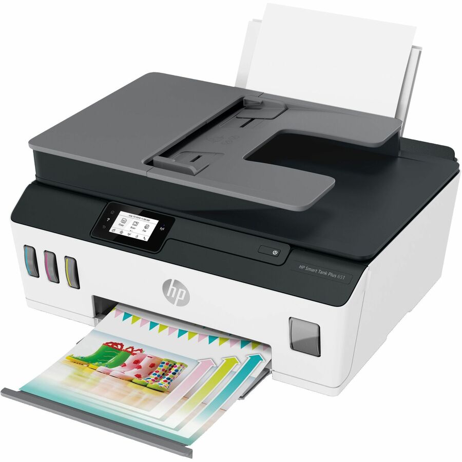 HP 651 Wired & Wireless Smart Tank Plus Inkjet Multifunction Printer - Color