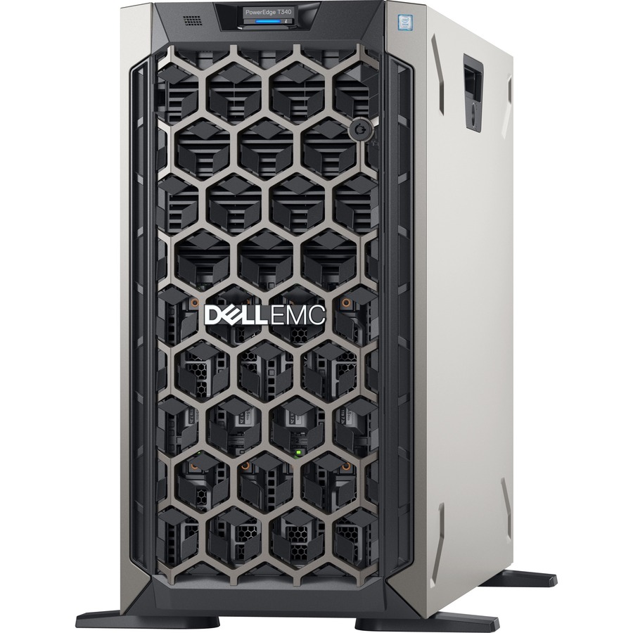 Dell EMC PowerEdge T340 5U Tower Server - 1 x Intel Xeon E-2224 3.40 GHz - 8 GB RAM - 1 TB HDD - (1 x 1TB) HDD Configuration - Serial ATA Controller - 3 Year ProSupport