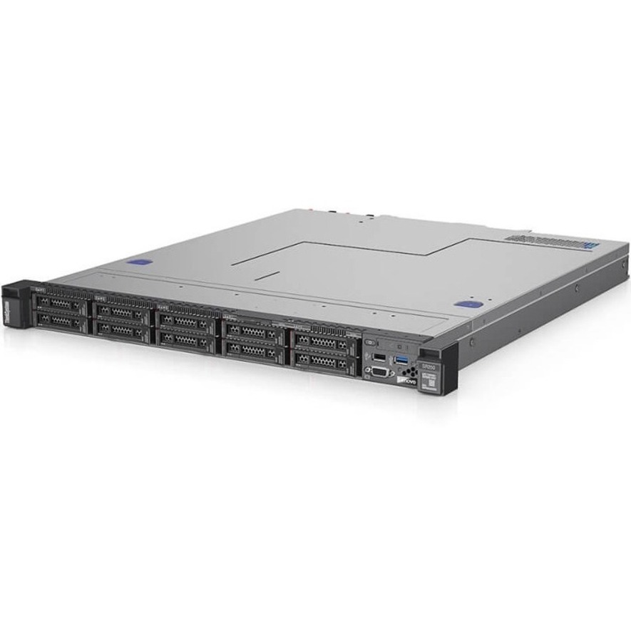 Lenovo ThinkSystem SR250 7Y51A050NA 1U Rack Server - 1 x Intel Xeon E-2288G 3.70 GHz - 8 GB RAM - Serial ATA/600 Controller