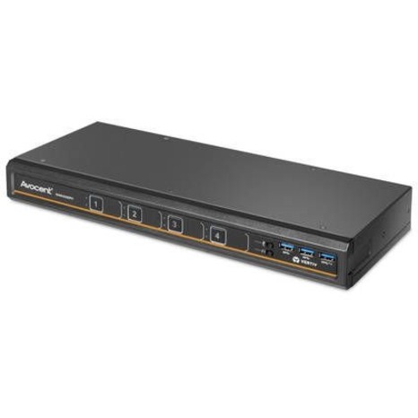 Vertiv Avocent Commercial MultiViewer KVM Switch | 4 port | Dual AC Power