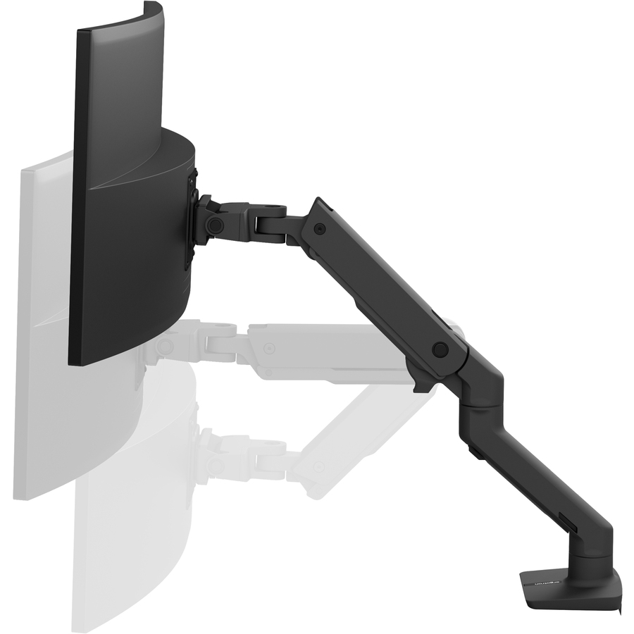 Ergotron Desk Mount for Monitor, Curved Screen Display - Matte Black