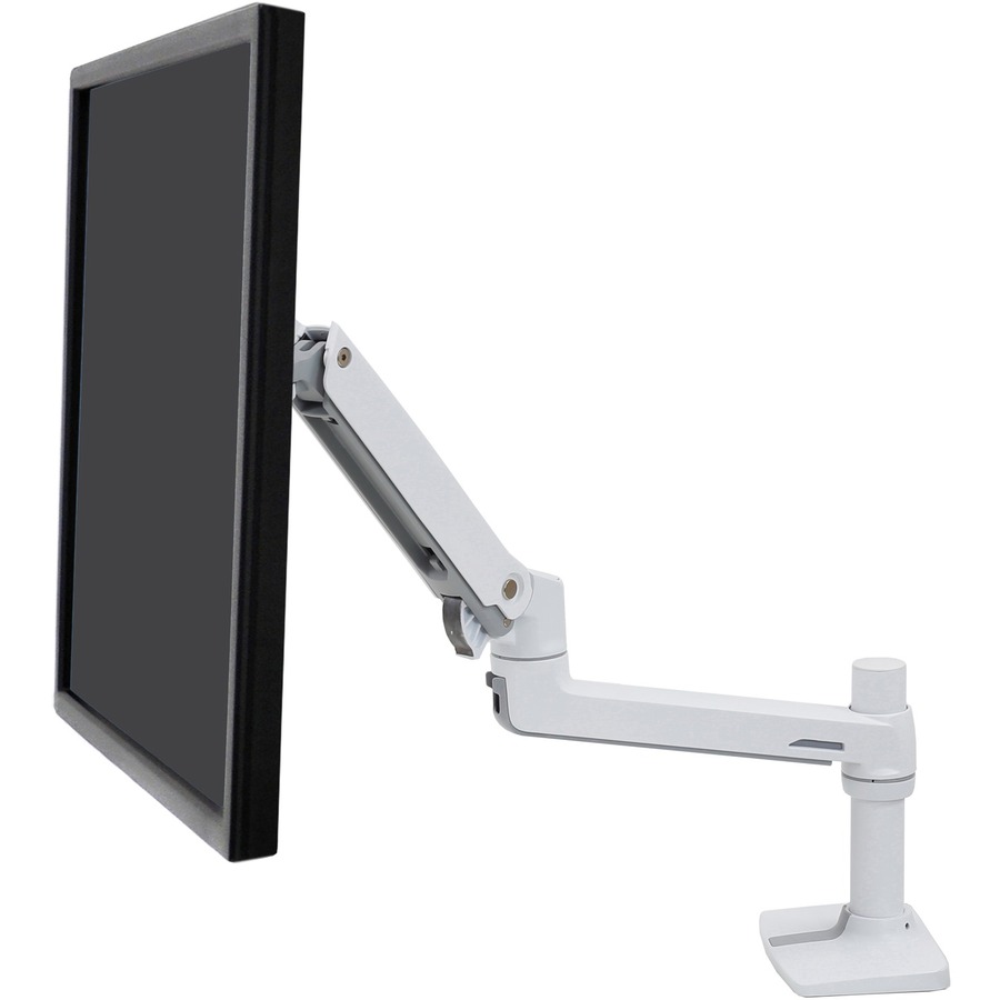 Ergotron Desk Mount for LCD Monitor - White