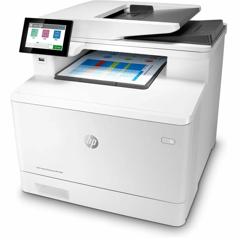 HP LaserJet Enterprise M480f Wired Laser Multifunction Printer - Color