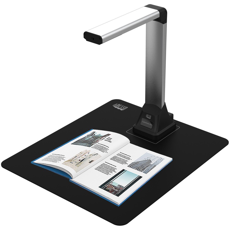 Adesso 5 Megapixel Fixed-Focus A4 Document Camera Scanner with OCR Text Recognition - CMOS