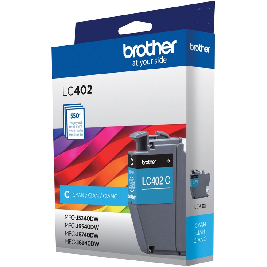 Brother LC402CS Original Inkjet Ink Cartridge - Cyan Pack - 550 Pages